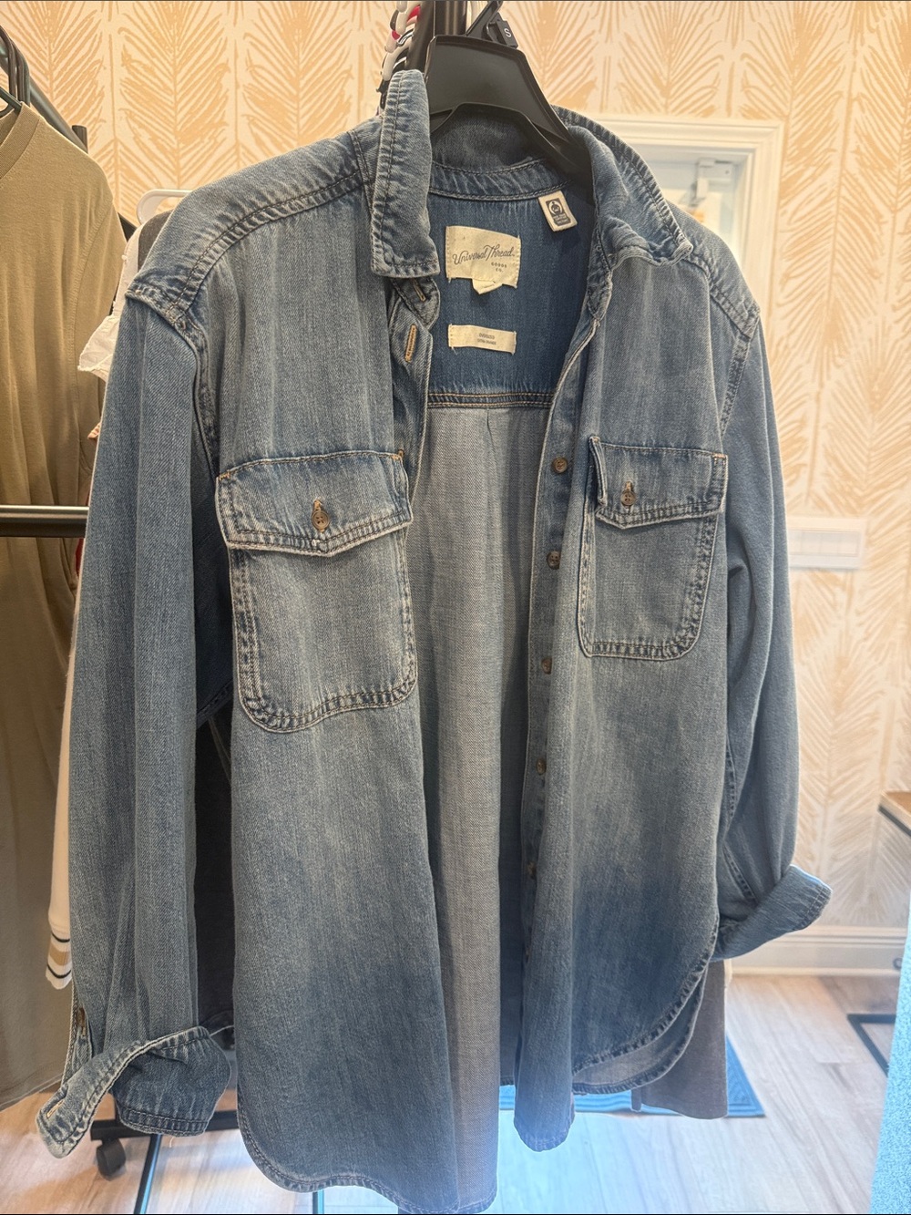 Universal Thread Light Blue Denim Shacket